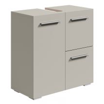 Meuble Sous Lavabo Mars 60 X 30 X 60 Cm - Cashmere - Meuble De Salle De Bain - Meuble Lavabo Sur Pied - Bricoman