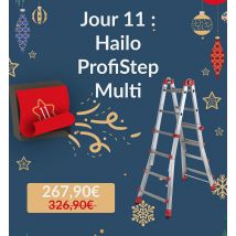 Echelle Multifonction Télescopique 4x4 Échelons 3,8m/4,7m Profistep Multi - Bricoman