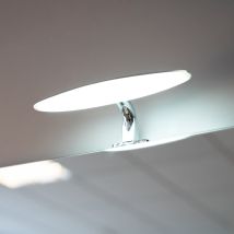 Lampe Avec Led Ovale Pour Miroir De La Salle De Bain 20cm | Alba - Bricoman