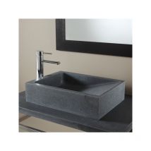 Vasque À Poser Rectangle En Pierre Naturelle - Bricoman