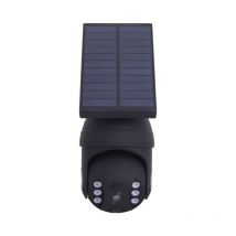 Xanlite - Projecteur Caméra Factice Solaire Ip65, 250 Lumens, Détecteur De Mouvement, Noir - Prscam250 - Bricoman