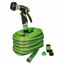 Tuyau Pro "flatex", Plat, 40 Bars, 30m +raccords Et Pistolet - Bricoman