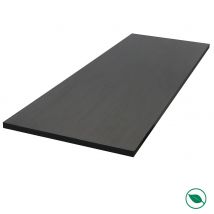 Tablette Mélaminé Elegant Black 1200 X 400 X 18 Mm - Pefc 70% - Bricoman