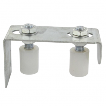 Guide Portail Coulissant - Acier Zingué Blanc - Réglable - Secury-t - Bricoman