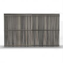 Kit Occultant Pvc Pour Panneaux Rigide Haut 173 X Larg 250 Cm Effet Bois Clair - Bricoman