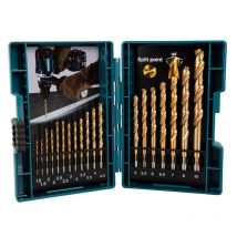 Coffret De 19 Forets À Métaux Makita B-67795 - Hss-tin - Bricoman