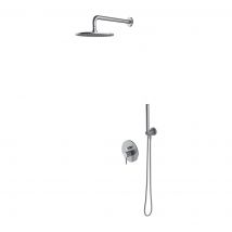 Colonne De Douche Y Encastrable Nickel - Bricoman