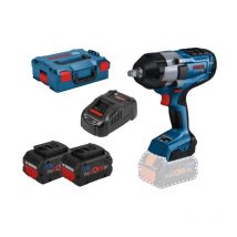 Boulonneuse 18v Gds 18v 1000 Professional + 2 Batteries Procore 8 Ah + Chargeur + L Boxx 136 Bosch 06019j8302 - Bricoman