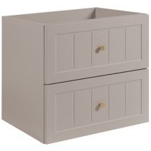 Meuble Suspendu Sous Lavabo Gusto Cachemire 60 Cm - Bricoman