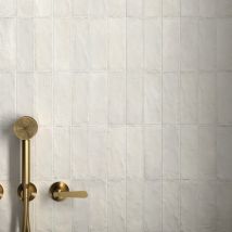 Carrelage Seva Silica White 6,5x20 Cm Effet Zellige - Bricoman