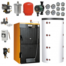 Pack Chaudière Bois Ferroli Sfl 5 + Ballon Tampon 1000 L - Bricoman