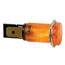 Voyant Rond 14mm 12v Orange - Bricoman