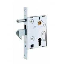 Thirard - Boitier De Serrure Encastrable À Cylindre Pour Portail, Axe 64mm, Bouts Carrés, Zingué - Thirard - Bricoman