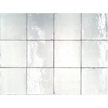 Carrelage Mural Intérieur/exterieur. Grès Cérame Nissel White 12x12 - Bricoman