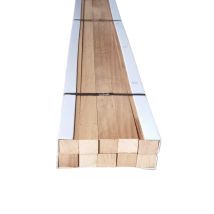 Pack De 10 Lattes Décoratives En Bois Tropical D'Iroko Brossé Extérieur 35x40x1800 Mm - Bricoman