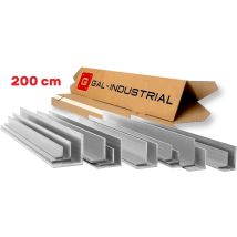 Corniere En Aluminium 15x10x2mm 200cm Aluminium Pa38 + Coupe Sur Mesure - Bricoman