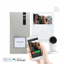 Kit Vidéophonie Wi-fi 2 Fils + Caméra - Comelit - 8451v/cam - Bricoman