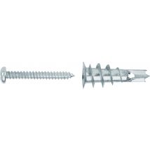 Cheville Pour Brique Creuse Et Plaques De Plâtre Ø 4.2x32 - Boîte De 100 13 X 32 - Bricoman