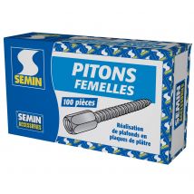 Pitons Femelles Semin, Boite De 100 - Bricoman