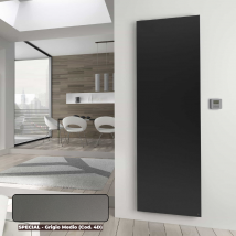 Radiateur Decoratif Électrique 580w Gris Moyen Relax - Irsap - Bricoman