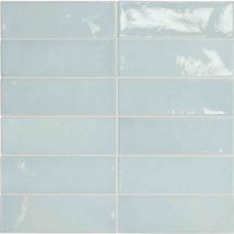 Faïence Effet Zellige Bleu Ciel Village 6,5x20 Cloud - Bricoman
