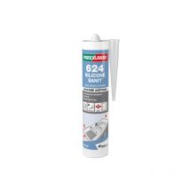 Mastic Silicone Acétique Parexlanko 624 Silicone Sanit - Blanc - 300ml - L624blanc300-12 - Bricoman