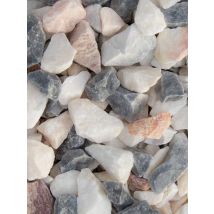 Frozen Pink Gravier Concassé 800kg Minibag 0,5m3 Pierre Et Pierres Pour Jardins (14 - 25mm) - Bricoman