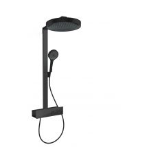 Hansgrohe Rainfinity Système De Douche 360, 1 Jet, Showertablet 350, 26853670, Farbe: Noir Mat - Bricoman