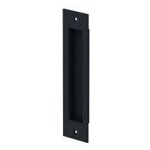 Poignée Rectangulaire Noire Type Barn Door 203 X 53 Mm - Bricoman
