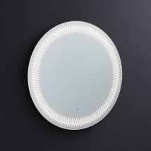 Miroir Rond Décoratif De 80 Cm Avec Led Intégrée - Bricoman