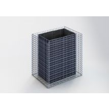Jardin Surélevé En Gabion En Acier Galvanisé, 100x100x70cm (lxhxp), Mailles 5 X 5cm, Parois 10cm, Idéal Pour Potager Ou Jardin - Bricoman
