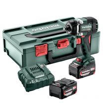 Boulonneuse À Chocs 18v 800 Nm (2x5,2 Ah) Ssw 18 Ltx 800 Bl En Metabox - Metabo 602403650 - Bricoman