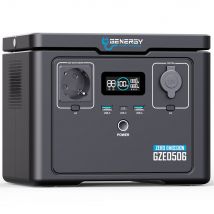 Station Électrique Genergy Gze0506, 512wh/600w. Generateur Électrique, Solaire Et Portable.centrale Electrique. - Bricoman