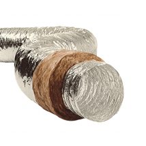 Gaine Souple Isolée Alu/polyester - Gsi Gh Ecosoft 200 L10m - 810804 S&p Unelvent - 810804 - Bricoman