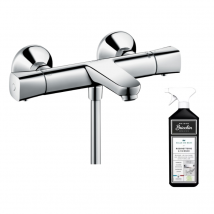 Mitigeur Baignoire Thermostatique Hansgrohe Ecostat Universal Chromé + Nettoyant Briochin - Bricoman