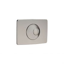 Nicoll Plaque De Commande Double Volume 146x205 Boutons Rond Chrome Velour - Bricoman