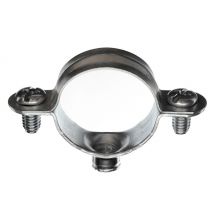 25 Collier De Fixation Tube Simple Acier Zingué 7x150-ø60 - Bricoman