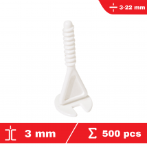 Lot De 500 Croisillons À Cadran Autonivelants Twist-it 3 Mm - Système De Nivellement De Carrelage - Flat-pro - Bricoman