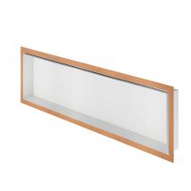 Niche Sans Carrelage Aluminium 30x120 Cm Design-niche Schluter - Mbw- Blanc Satiné Ral 9003 - Bricoman