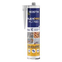Mastic Bostik Flexpro Pu790 Blanc Polyuréthane Multi-usages Polyvalent Haut De Gamme - 300ml - Bricoman
