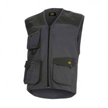 Gilet De Travail Diadora Mover Gris Acier M - Bricoman