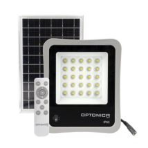 Projecteur Solaire Led 15w Ip65 (panneau Solaire + Télécommande Inclus) - Blanc Froid 6000k - 8000k - Silamp - Bricoman