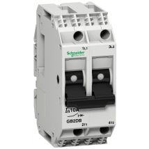 Disjoncteur De Controle - Schneider - 2 Pôles - 0.5 Ampère - Schneider Electric Gb2db05 - Bricoman