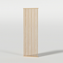 Cloison De Séparation Claustra Droit Chêne, H.2,54 M X L.80 Cm, P.7,5 Cm - Bricoman