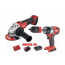 Duo Meuleuse D'Angle L125 18.0-ec + Perceuse-visseuse Dd 2g 18.0-ec 501492 - Bricoman