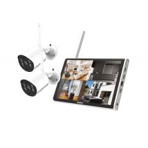 Kit Enregistreur 2 Cameras + Ecran 26cm Tuya - Bricoman