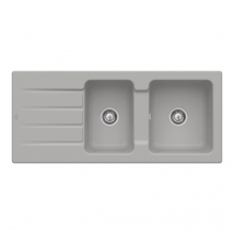 Evier 1 Bac Et Demi 116 X 51 Cm Villeroy Et Boch Architectura 80 Fossile - Bricoman