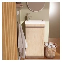 Meuble Lave-mains Sur Pieds Johann Décor Chêne - Bricoman