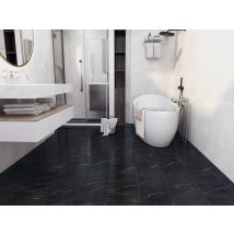 Contesse - Dalle Pvc Clipsable - Marbre Noir - Ep. 5,5 Mm - Marbre - Bricoman
