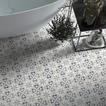 Carrelage Sol Effet Carreaux De Ciment Stella Fint 60x60 Cm - Réflex Boutique - Bricoman